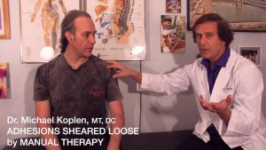 Dr. Koplen, DC, with Patient-Physicians Using Soft Tissue Therapy & Chronic Muscle Tension and Pain - Muscle Pain Relief and Stress Reduction and the cause for sore muscles
